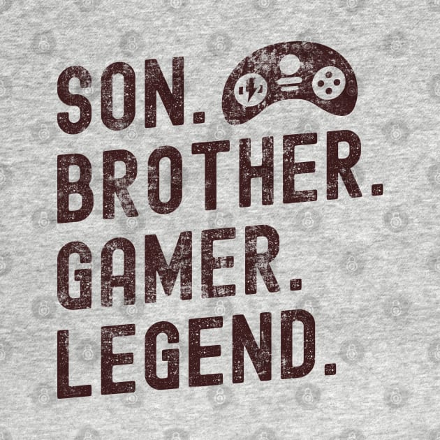 Son Brother Gamer Funny Video Games Lovers by ARTBYHM